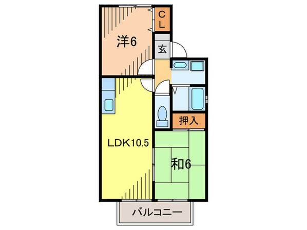 スカイセイル川面の物件間取画像